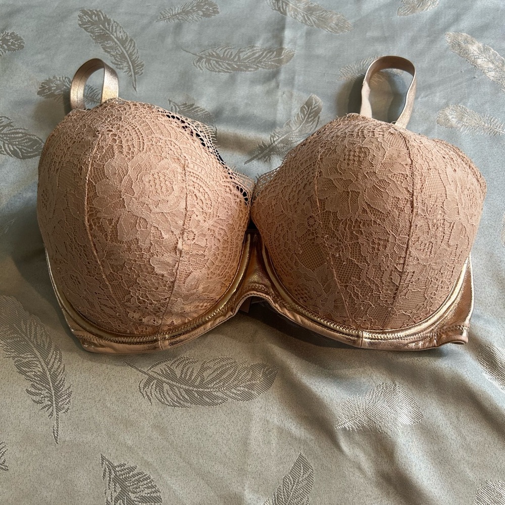 Victoria's Secret Lace Bra in Tan